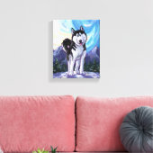 Husky-Geschenke und Zubehör Leinwanddruck (Insitu (Wohnzimmer))