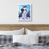 Husky-Geschenke und Zubehör Leinwanddruck (Insitu (Schlafzimmer))