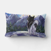 Husky-Geschenke und Zubehör Lendenkissen (Rückseite)