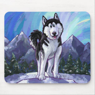 Husky-Geschenke und Zubehör Mousepad