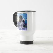 Husky-Geschenke und Zubehör Reisebecher (Vorderseite Links)