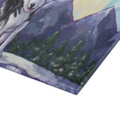 Husky-Geschenke und Zubehör Schneidebrett (Ecke)