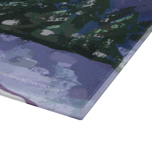 Husky-Geschenke und Zubehör Schneidebrett (Ecke)