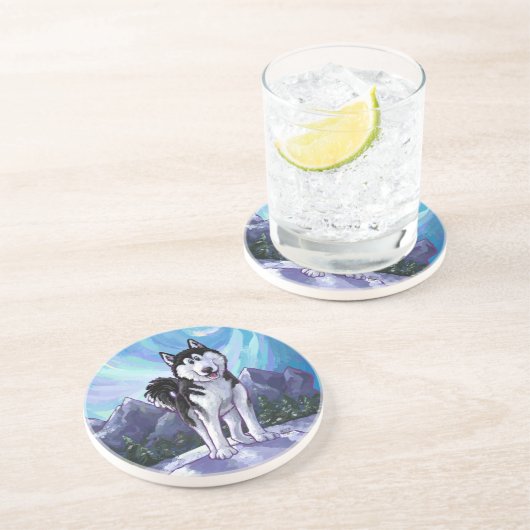 Husky-Geschenke und Zubehör Untersetzer (Seite)