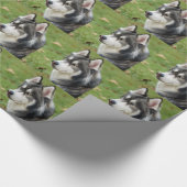 Husky Geschenkpapier (Ecke)