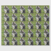Husky Geschenkpapier (Flach)