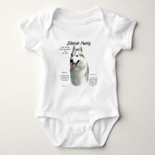 Husky-Geschichtsentwurf Baby Strampler