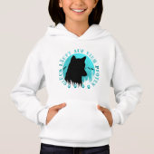 Husky - Glück läuft auf vier Pfoten Hoodie (Vorderseite)