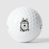 Husky Golfball (Vorderseite)