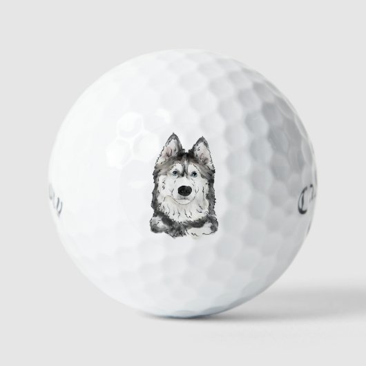 Husky Golfball (Vorderseite)