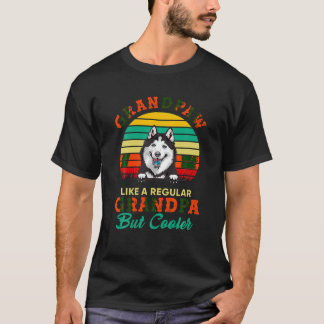 Husky Grandpaw wie ein regelmäßiger Großvatertag T-Shirt
