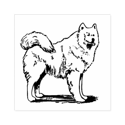 Husky Gummistempel (Prägung)