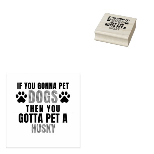 Husky Gummistempel (Stempel)