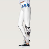 Husky Happy Spring Custom Leggings (Links)