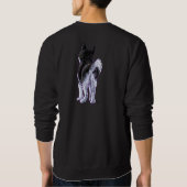 Husky Heads und Schwanz Sweatshirt (Rückseite)
