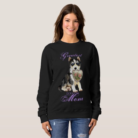 Husky Heart Mama Sweatshirt (Vorne ganz)