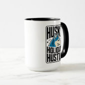 Husky-Holiday-Hustle-Abzeichen Tasse (VorderseiteRechts)