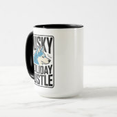 Husky-Holiday-Hustle-Abzeichen Tasse (Vorderseite Links)