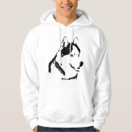 Husky Hoodie Wolf Art Hoodies Sweatshirt-Hundeshir