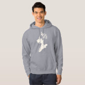 Husky Hoodie Wolf Art Hoodies Sweatshirt-Hundeshir (Vorne ganz)