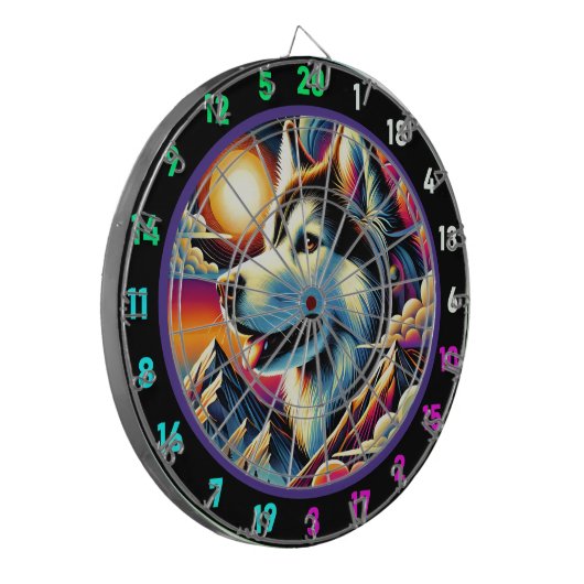 Husky Horizon Game Room Essential Dartscheibe (Vorderseite Links)