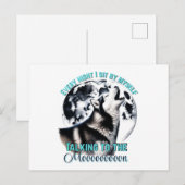 Husky Howl Postcard Postkarte (Vorne/Hinten)