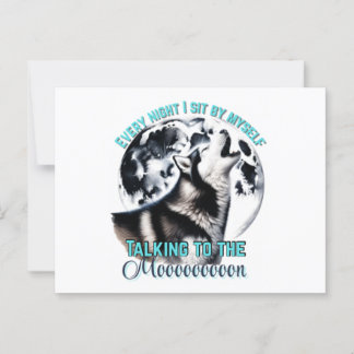 Husky Howl Postcard Postkarte