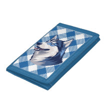 Husky Howlers Husky Dog Power Logo Blue