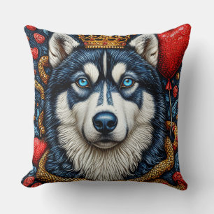 Husky-Hund Kissen