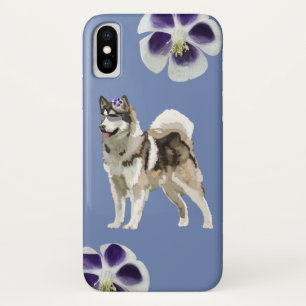 Husky Hund  Kunst Apple iPhone X, Barely There Case-Mate iPhone Hülle