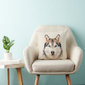 Husky-Hund-Kunst-Design Kissen (Stuhl )