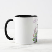 Husky Hund Mama Floral Tasse (Links)