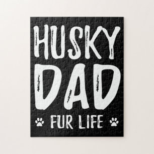 Husky Hund Papa Geschenkidee für lustige Hunde Puzzle