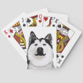 Husky Hund Spielkarten (Rückseite)
