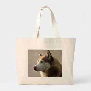Husky-Hunde Jumbo Stoffbeutel