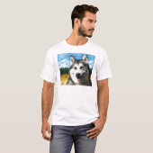 Husky-Hundekunst - Solar T-Shirt (Vorne ganz)