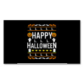 Husky | Husky Black Halloween Lazy Ugly Costume Magnetische Visitenkarte (Vorderseite)