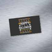 Husky | Husky Black Halloween Lazy Ugly Costume Magnetische Visitenkarte (Beispiel)