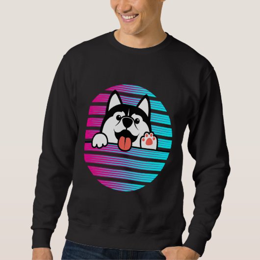 Husky Husky Dog Sweatshirt (Vorderseite)