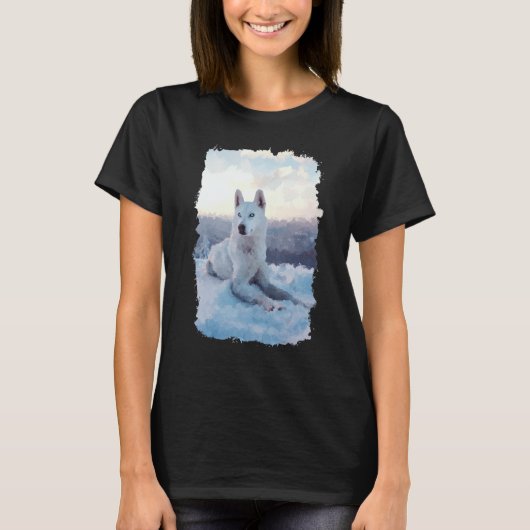 Husky husky owner dog T-Shirt (Vorderseite)