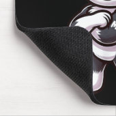 Husky I Liebe Mama Funny Dog Tattoo Mousepad (Ecke)
