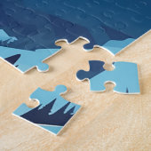 Husky in den schneebedeckten Bergen Puzzle (Seite)