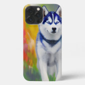 Husky-Inspirierter Fall iPhone Hülle (Rückseite)