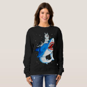 Husky Jawsome Dog Galaxy Sweatshirt (Vorne ganz)