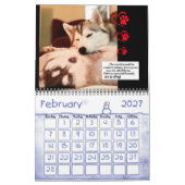 Husky-Kalender Kalender (Feb 2027)
