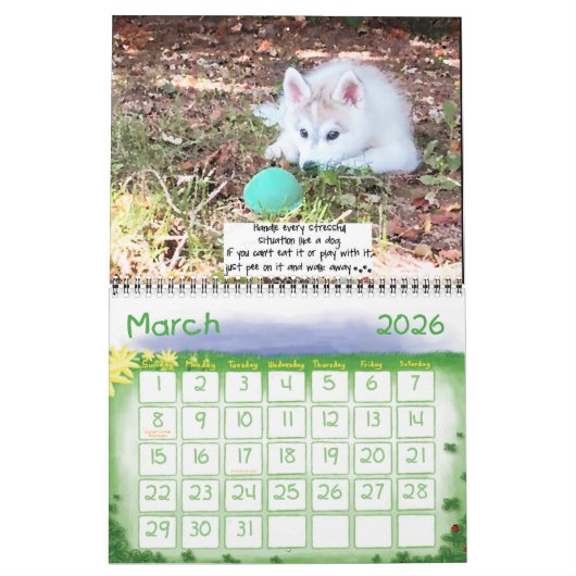 Husky-Kalender Kalender (Mär 2026)