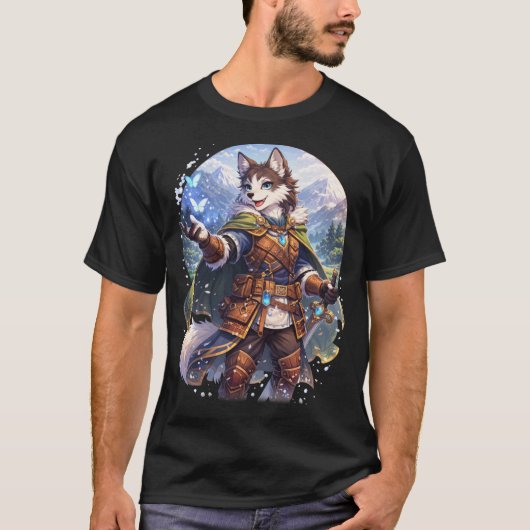 Husky Krieger T-Shirt (Vorderseite)