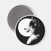 Husky Kühlschrankmagnet Alaskan Sled Dog Magnet /  (Vorderseite/Rückseite)