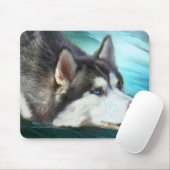 Husky-Kunst Mousepad (Mit Mouse)