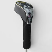 Husky-Lächeln Golf Headcover (angewinkelt)